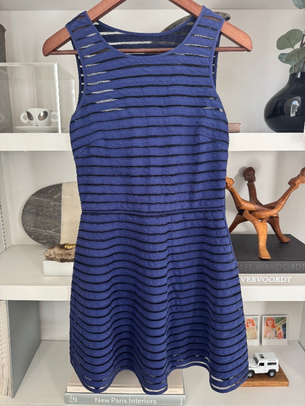 Parker navy blue dress